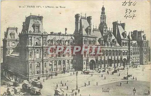 Cartes postales Paris L'Hotel de Ville