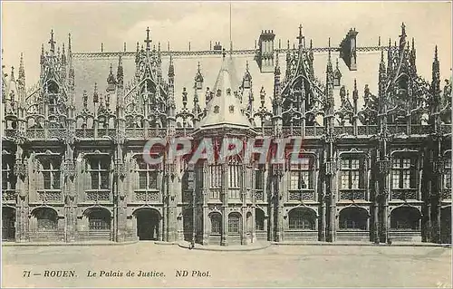 Cartes postales Rouen Le Palais de Justice