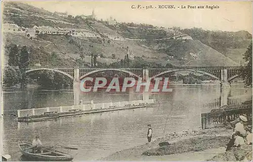 Ansichtskarte AK Rouen Le Pont aux Anglais