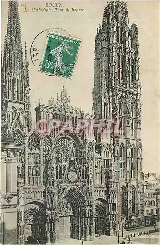 Ansichtskarte AK Rouen La Cathedrale Tour de Beurre