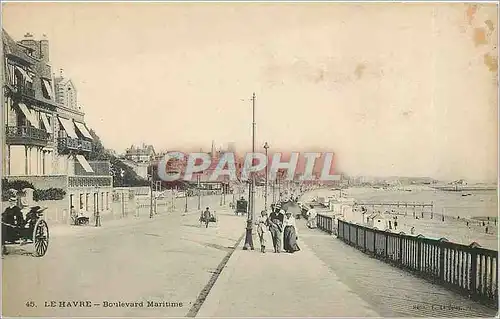 Cartes postales Le Havre Boulevard Maritime