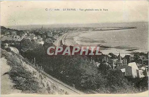 Cartes postales Le Havre Vue generale vers le Port