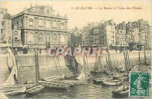 Cartes postales Le Havre Le Musee et l'Anse des Pilotes Bateaux