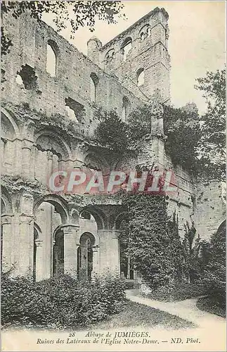 Ansichtskarte AK Abbaye de Jumieges Ruines de l'Eglise Notre Dame