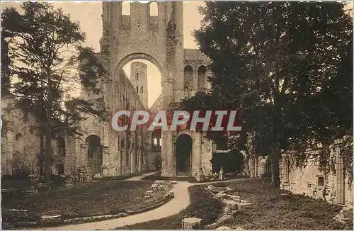 Ansichtskarte AK Abbaye de Jumieges Les Ruines Nef de l'Eglise Notre Dame