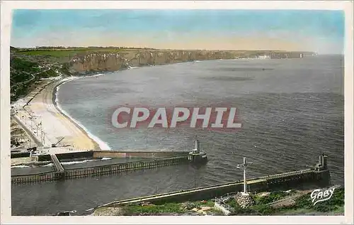 Cartes postales Fecamp Seine Inf Vue vers la falaise d'Etretat