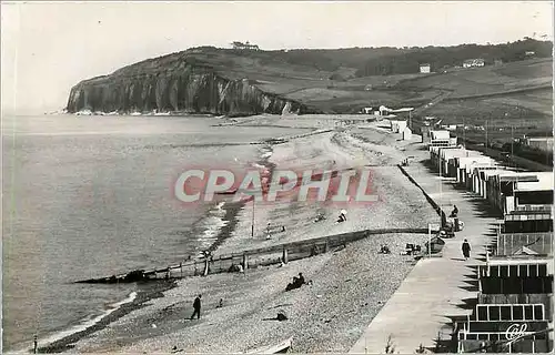 Moderne Karte STE-MARGUERITE-SUR-MER (S-Mme)-les falaises vues de Quiberville et la Plage