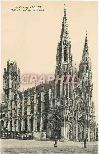 Cartes postales ROUEN-Eglise Saint-Ouen  cote Nord