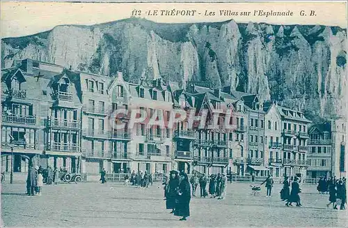 Cartes postales LE TREPORT-Les Villas sur l'esplanade