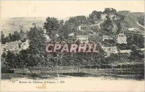 Cartes postales ruines du Vhateau d'Aques