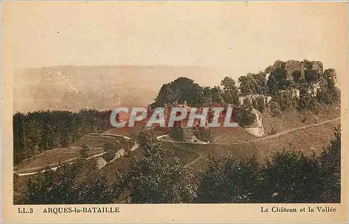 Cartes postales ARQUES-LA-BATAILLE Le ch�teau et la vallee