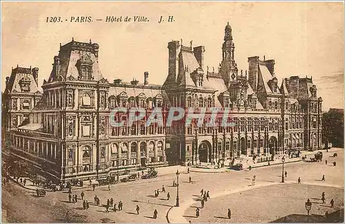 Cartes postales PARIS-Hotel de ville