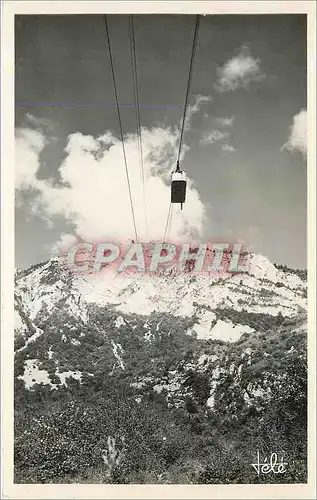 Ansichtskarte AK AIX-LES BAINS LE MONT REVARD(1550m) et son teleferique