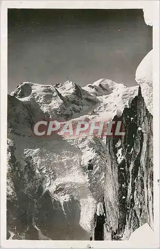 Ansichtskarte AK Col de Balme-Vue sur le Mont Blanc Vue de la Croix de fere