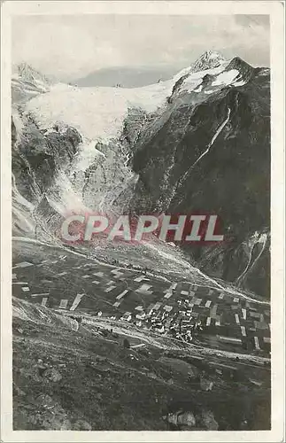 Ansichtskarte AK ARGENTIERES-Village et le Glacier