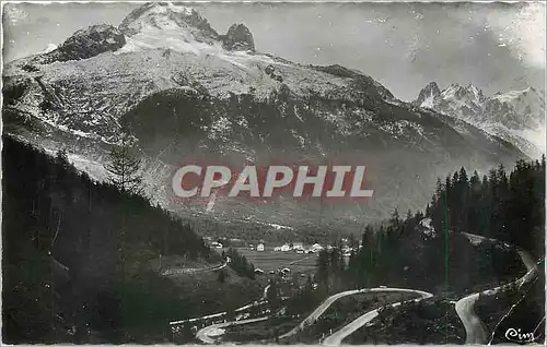 Cartes postales ARGENTIERES-(Ht Savoie) Les Lacets du Col des Montets