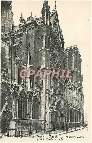 Cartes postales Rue du Cloitre Notre Dame