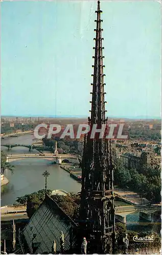 Cartes postales moderne PARIS- LA FLECHE NOTRE DAME