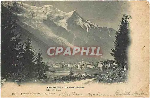 Cartes postales CHAMONIX-au bord de l'Arve