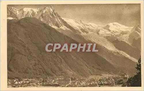 Cartes postales CHAMONIX-et le mont Blanc