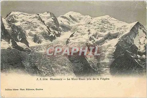 Cartes postales CHAMONIX-et le mont Blanc(1050) The Savoie
