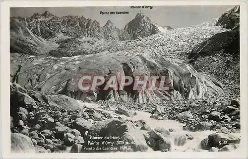 Ansichtskarte AK Glacier du Trient.painte d'orny 3278m et Painte des Ecndiers 2888m