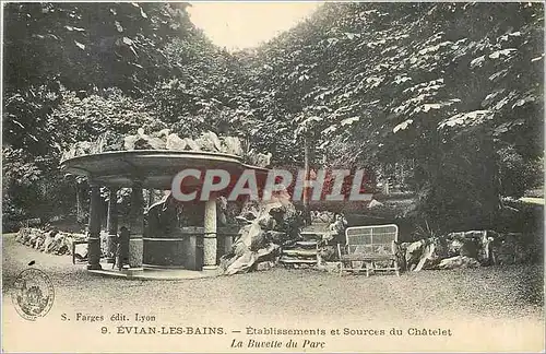 Cartes postales EVIAN LES BAINS - la buvette du Parc