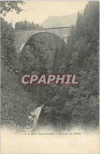 Cartes postales saint gervais-ce pont du Diable