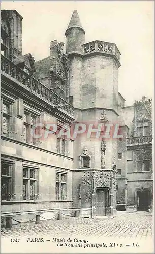 Cartes postales PARIS Musee de Cluny La tourelle principale