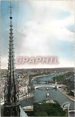 Cartes postales PARIS La fleche de Notre Dame