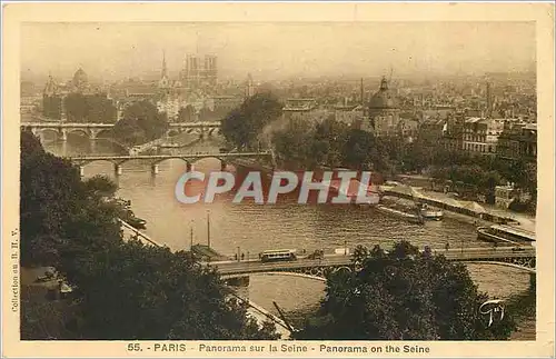 Cartes postales PARIS Panorama sur la Seine