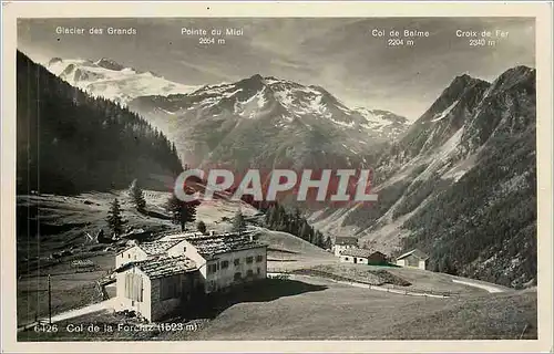 Cartes postales Col de la Forclaz (1523)