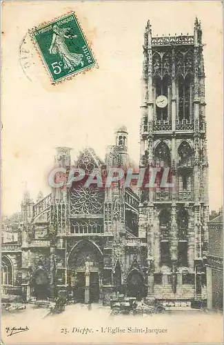 Cartes postales DIEPPE-lL'eglise Saint Jacques