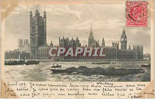 Cartes postales London Houses of Parliament