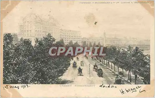 Cartes postales London Thames Embankment