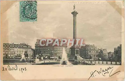 Cartes postales London Traflagar Square