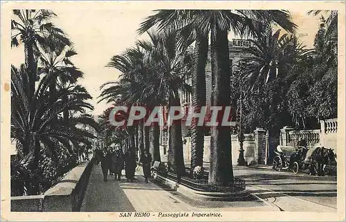 Cartes postales SAN REMO-Passegglata Imperatrice