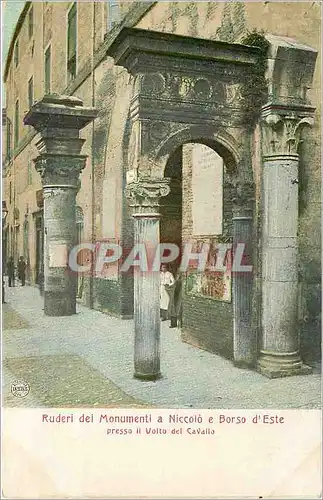 Cartes postales Ruderi dei Monumenti a Niccolo e Borso d'Este