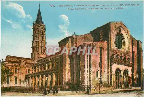 Ansichtskarte AK Toulouse Basilique St Sernin