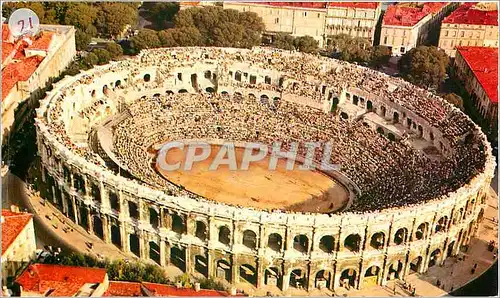 Moderne Karte NIMES (GARD)