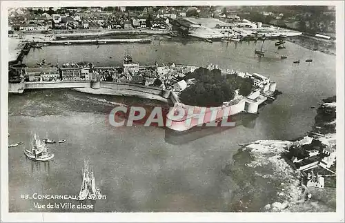 Cartes postales CONCARNEAU  VUE DE L Ville close