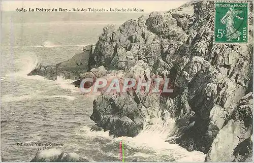 Cartes postales La pointe du Raz-Baie des trepasses-la Roche du Moine