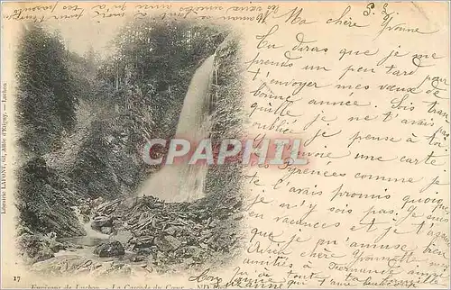 Ansichtskarte AK Environs de Luchon La cascade du c�ur