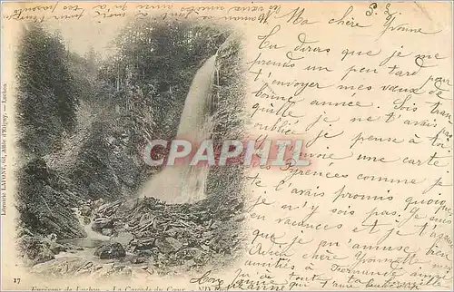 Cartes postales Environs de Luchon La cascade du c�ur