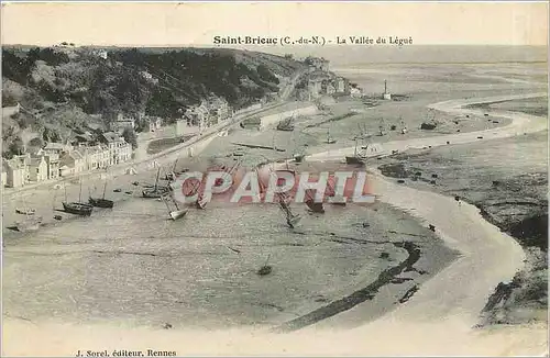 Cartes postales SAINT BIEUC-La Vallee du Legue Bateaux