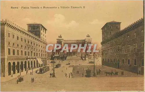 Ansichtskarte AK ROMA-Piazza Venezia e Monumento a Emanuele II