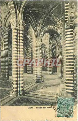 Cartes postales SIENA-Interno del Duoma