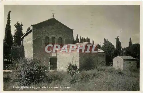 Ansichtskarte AK ROMA-Ingresso alle Catacomba S. Calisto