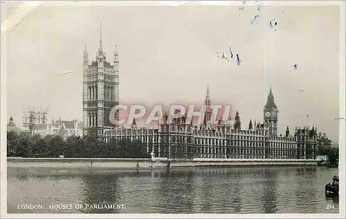 Cartes postales LONDON HOUSES OF PARLIAMENT