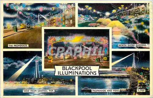 Ansichtskarte AK BLACKPOOL ILLUMINATIONS